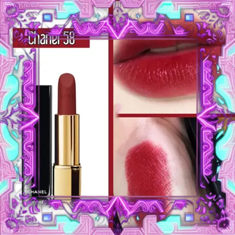 (Nhập Khẩu) [ không hộp ] Son Chanel 58 Rouge Vie Màu Đỏ Mận Nhập Khẩu