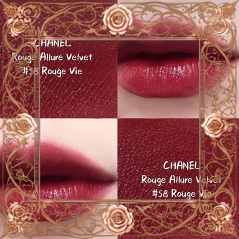 (Đẳng Cấp) Son Chanel 58 Rouge Vie Màu Đỏ Mận 324799 Chính Hãng