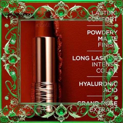 (Hàng Chuẩn) Son Lancôme L'Absolu Rouge Drama Matte 505 Attrape Coeur Son Môi Đỏ Hồng Sang Trọng, Độ Bám Màu Lâu, Phù Hợp Với Mọi Tông Da Cao Cấp