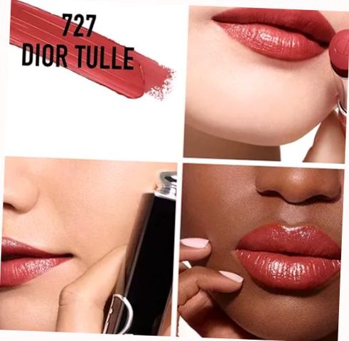 (Hàng Chất) [ không hộp ] Son Dior Addict Hydrating Shine Lipstick 727 Tulle Màu Hồng Đất Uy Tín Nhập Khẩu