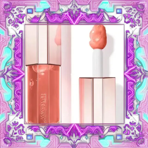 (Chính Hãng) Son Kem Lancôme Lip Idôle Juicy Treat Lip Oil Gloss 40 All The Tea Màu Cam Đào Nội Địa
