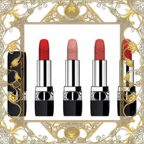 (Hàng Chuẩn) Set Son Dior Rouge Dior Lipstick Mini 4 Màu Chính Hãng Hàng Chuẩn