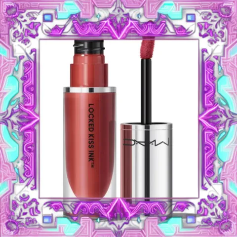 (Nhập Khẩu) [ không hộp ] Son Kem MAC Locked Kiss Ink 24HR Lipcolour 91 Emphatic Màu Cam Gạch Chính Hãng