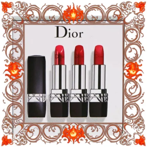 (Đẳng Cấp) [ hàng xách tay ] Set Son Dior Rouge Dior Lipstick Màu 999 Satin, 999 Matte, 999 Velvet ( 3 x 3.5g) Chính Hãng