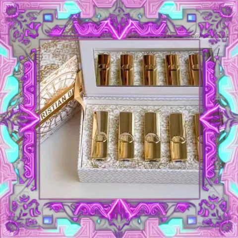 (Hàng Chuẩn) Set son Dior Rouge Dior 5 cây mini x 1.5g Bản 2025 Vỏ Vàng ( Kèm Túi Giấy Hãng) 326173 Chính Hãng