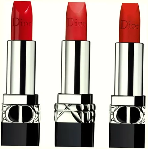 (Bản Mới) Set Son Dior Rouge Dior Lipstick 999 Satin, Matte, Velvet Bộ 3 Màu Son Cao Cấp 3.5g, Thời Thượng và Dưỡng Ẩm Môi Uy Tín Nội Địa
