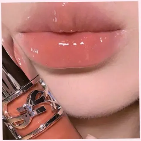 (Bản Mới) Son Bóng Yves Saint Laurent YSL Loveshine Plumping Lip Oil Gloss 05 California Sunshine Màu Cam Đào Mẫu Mới Chính Hãng