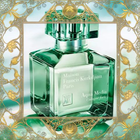(Bản Mới) Nước Hoa Unisex Maison Francis Kurkdjian Aqua Media Cologne Forte 10ml Hương Thơm Tươi Mát, Sang Trọng, Lưu Hương Lâu Dài Nhập Khẩu