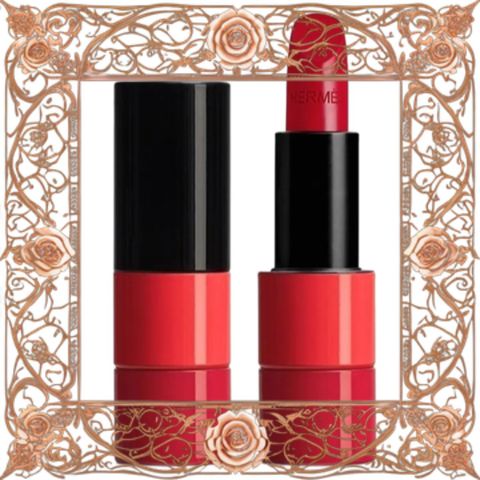 (Nhập Khẩu) Son Lì Hermès 77 Rouge Grenade Màu Đỏ Hồng 328882 Đầy Đủ