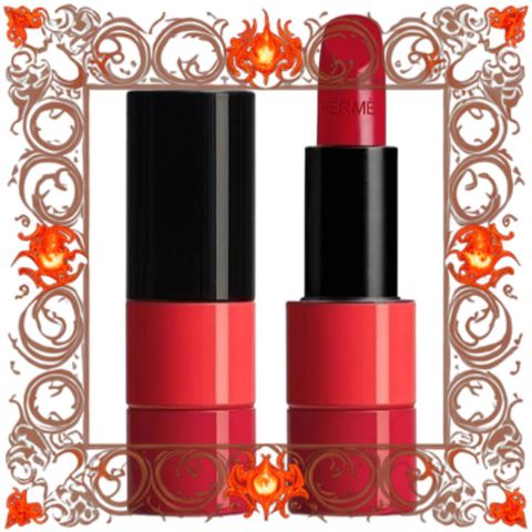 (Loại Tốt) [ không hộp ] Son Lì Hermès 77 Rouge Grenade Màu Đỏ Hồng Hàng Chuẩn
