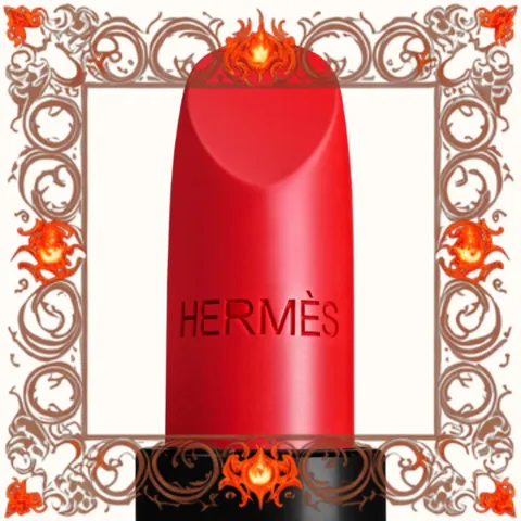 (Hàng Chất) Son Rouge Hermès Satin Lipstick 64 Rouge Casaque 328927 Hàng Chuẩn