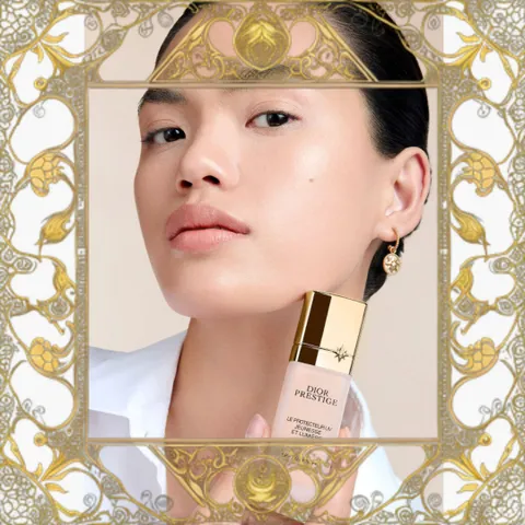 (Nhập Khẩu) Kem Nền Dior Prestige Le Protecteur UV Jeunesse et Lumière SPF 50+ PA++++ Tone 00 Trang Điểm và Bảo Vệ Da Tối Ưu Cao Cấp