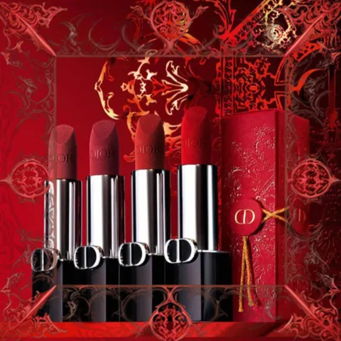 (Hàng Chất) Son Dior Rouge Dior Lunar New Year Limited Edition 777 Fahenheit Son Môi Đỏ Cam Quyến Rũ Cho Dịp Tết Nguyên Đán Hàng Chuẩn