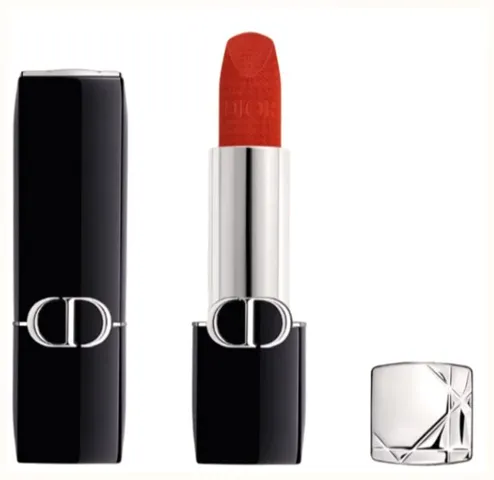(Hàng Chuẩn) [ không hộp ] Son Dior 777 Fahrenheit Velvet Finish Màu Đỏ Cam Mẫu Mới Hàng Chuẩn