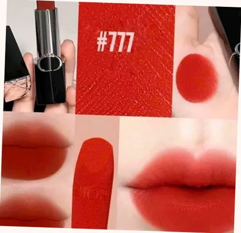 (Đẳng Cấp) Son Dior 777 Fahrenheit Velvet Son Nền Bền Màu, Chất Son Mềm Mịn, Thích Hợp Dành Cho Mọi Tôn Da Màu Đỏ Cam Sang Trọng (Vỏ Beo) Uy Tín Nội Địa