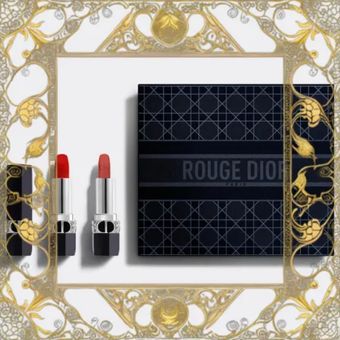 (Chính Hãng) [ không hộp ] Set Son Dior Rouge Dior Duo Collection Set Màu 999 & 720 Nội Địa