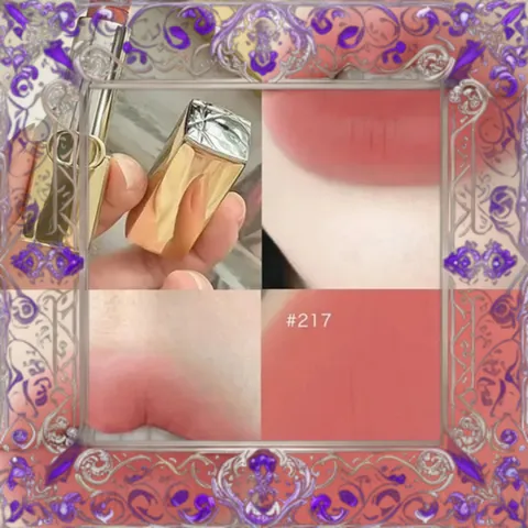 (Nhập Khẩu) Son Dior Rouge Dior Lipstick Limited Edition Golden Case 217 Velvet Màu Hồng Cam Đất 329192 Nội Địa