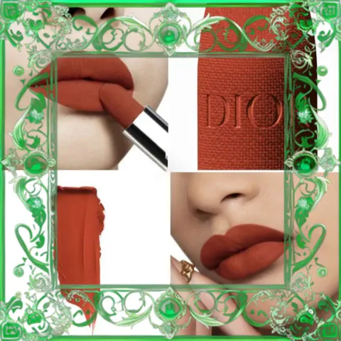 (Chính Hãng) [ không hộp ] Son Dior 840 Rayonnante Velvet Finish Màu Cam Gạch Đậm Hàng Chuẩn