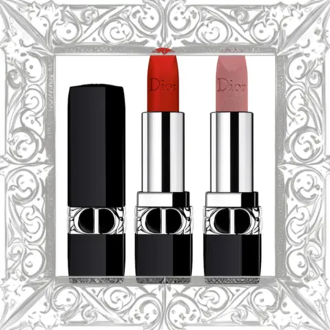 (Bản Mới) Set Son Dior Rouge 999 & 100 Mini 1.5g Hàng Chuẩn