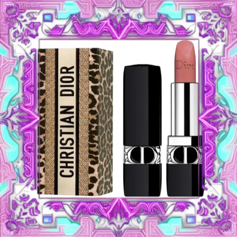 (Cao Cấp) Son Dior Matte 100 Nude Look Màu Hồng Nude Vỏ Da Beo Limited Nội Địa