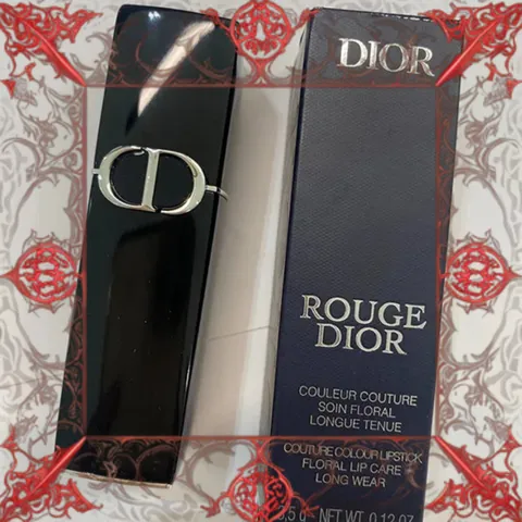 (Nhập Khẩu) Son Dior Rouge Dior Couleur Couture Velvet 360 Souffle De Rose Màu Đỏ Hồng Đất Đầy Đủ