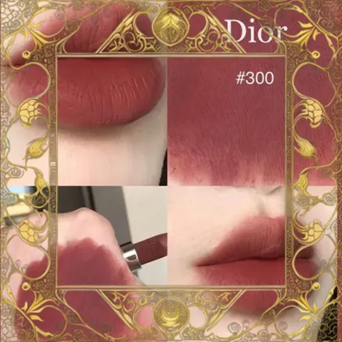 (Nhập Khẩu) [ không hộp ] Son Dior Rouge Couture Colour Lipstick Floral Velvet 300 Nude Style Màu Hồng Nâu Đất Mẫu Mới