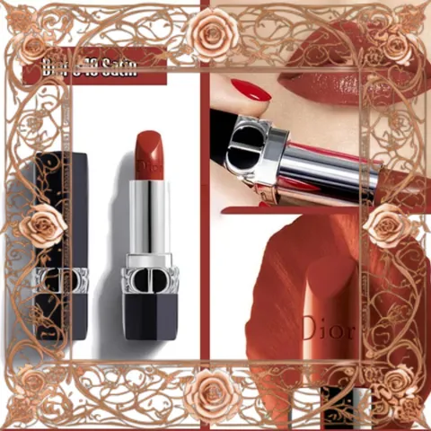 (Đẳng Cấp) Son Dior 849 Rouge Cinema Màu Đỏ Gạch Nội Địa
