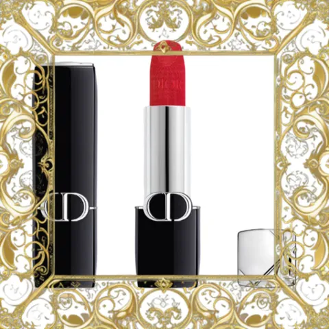 (Hàng Chất) Son Dior Rouge Dior Couleur Couture Velvet 764 Rouge Gipsy Màu Đỏ Hồng 3.5g Đầy Đủ