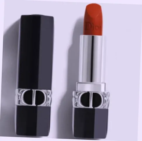 (Bản Mới) [ không hộp ] Son Dior Rouge New Matte 846 Concorde Màu Đỏ Cam Cháy Bỏng Nội Địa Đầy Đủ