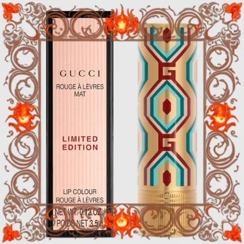 (Đẳng Cấp) Son Gucci Rouge À Lèvres Mat Limited Edition 208 Sắc Môi Sang Trọng và Tinh Tế Màu Hồng Cam Đất 