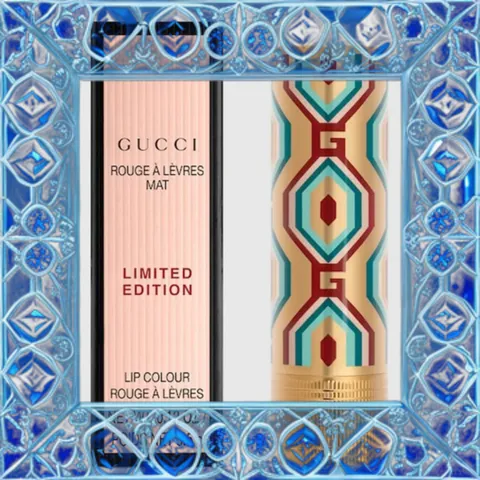 (Cao Cấp) Son Gucci Rouge À Lèvres Mat Edition Limited 208 They Met in Argentina Màu Hồng Cam Đất Cao Cấp