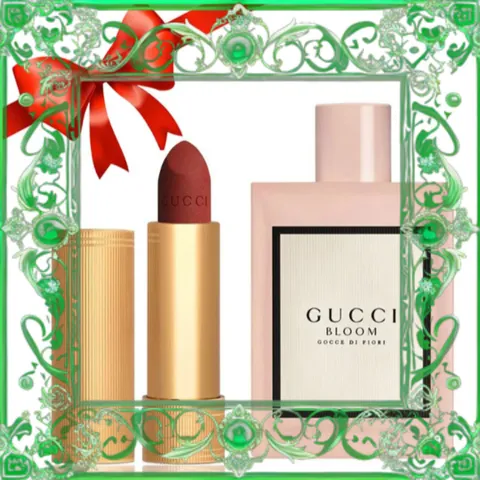(Hàng Chuẩn) Combo Gucci (Nước Hoa Bloom Gocce Di Fiori EDT 100ml + Son Lì Rouge Mat 505 Đỏ Gạch) Uy Tín