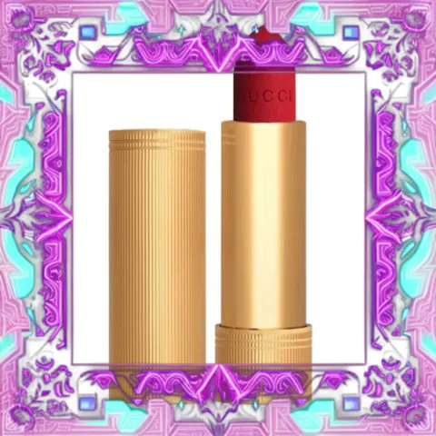 (Loại Tốt) Son Gucci Rouge À Lèvres Voile Mat 25 Goldie Red Màu Đỏ Tươi Cao Cấp