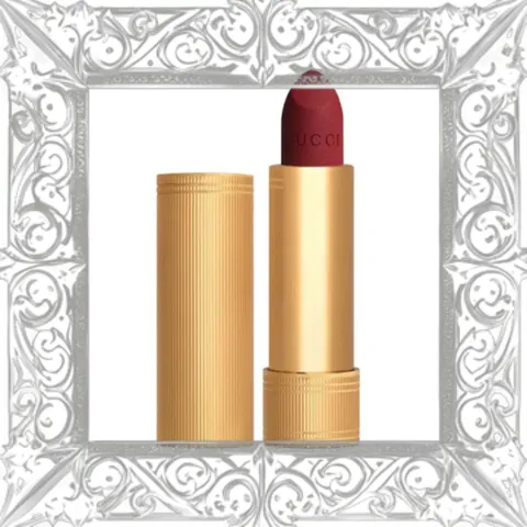 (Chính Hãng) [ không hộp ] Son Gucci Màu 504 Myra Crimson Matte Đỏ Đậm Tinh Tế Đầy Đủ
