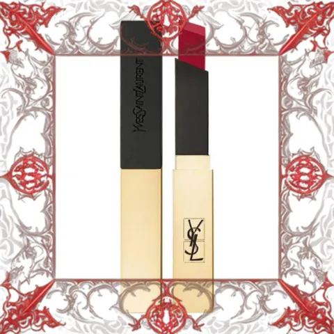 (Hàng Chuẩn) Son Yves Saint Laurent YSL Rouge Pur Couture The Slim Màu 21 Rouge Paradoxe Đỏ Mận Sang Trọng, Đầy Quyến Rũ, Cao Cấp