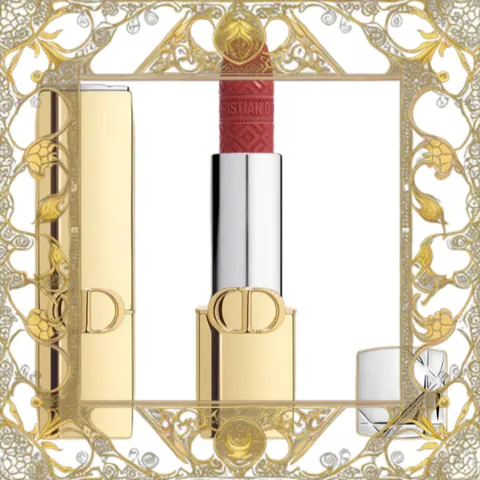(Đẳng Cấp) [ không hộp ] Son Dior Rouge Dior Lipstick Limited Edition Golden Case 720 Velvet Màu Đỏ Hồng Nâu Mẫu Mới