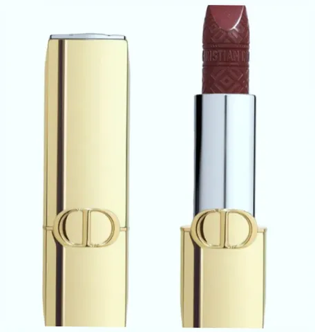 (Cao Cấp) [ không hộp ] Son Dior Rouge Dior Lipstick Limited Edition Golden Case Satin Finish 994 Masquerade Màu Đỏ Tía Uy Tín Đầy Đủ