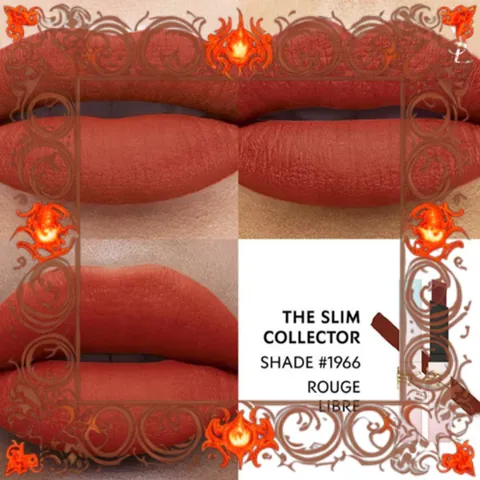 (Chính Hãng) Son Yves Saint Laurent YSL The Slim Leather-Matte 1966 Rouge Libre Màu Đỏ Đất ( Kèm hộp quà tặng và túi ) Nội Địa