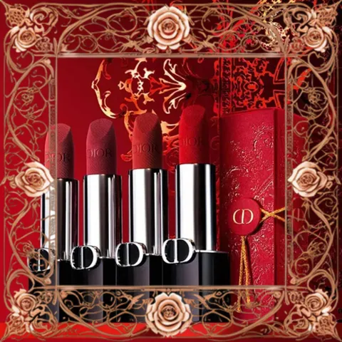 (Cao Cấp) Son Dior Rouge Dior Lunar New Year Limited Edition 772 Classic Rosewood Màu Hồng Đất Mẫu Mới