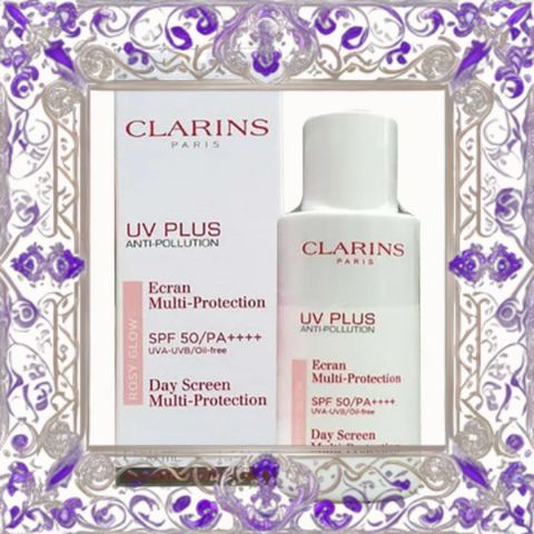 (Chính Hãng) Kem Chống Nắng Clarins Rosy Glow UV Plus SPF 50 Màu Hồng 50ml Uy Tín