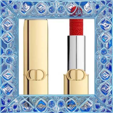 (Bản Mới) Son Dior Rouge Dior Lipstick Limited Edition Golden Case 777 Hàng Chuẩn