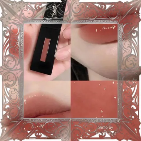 (Nhập Khẩu) Son Kem Yves Saint Laurent YSL Vinyl Cream Lip Stain 610 Nude Champion Màu Nude Cam 338196 Nội Địa