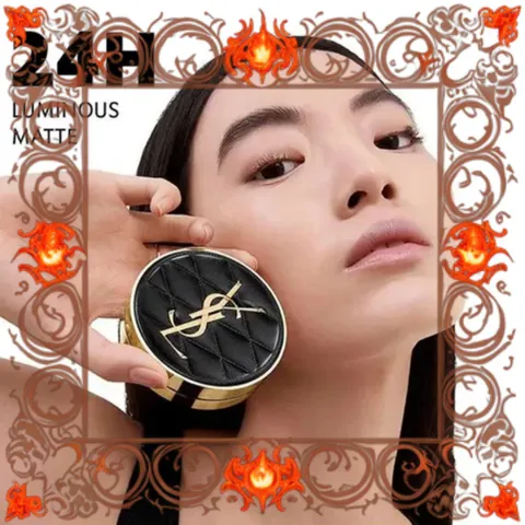 (Hàng Chất) [ không hộp ] Phấn Nước Yves Saint Laurent YSL Le Cushion Encre De Peau Couture Collection 2024 SPF23 PA++ 14g Tone B10 Nội Địa