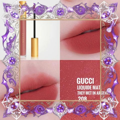 (Chính Hãng) Son Kem Lì Gucci Rouge Liquid Matte 208 