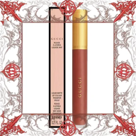 (Hàng Chất) Son Kem Lì Gucci Rouge Liquid Matte 505 Janet Rust Màu Đỏ Đất 338257 Nội Địa