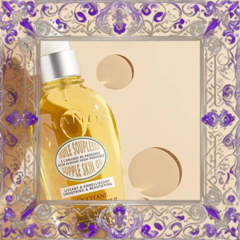 (Loại Tốt) Dầu Dưỡng Thể Hạnh Nhân Dưỡng Ẩm Da L'Occitan Almond Supple Skin Oil 100ml Hàng Chuẩn