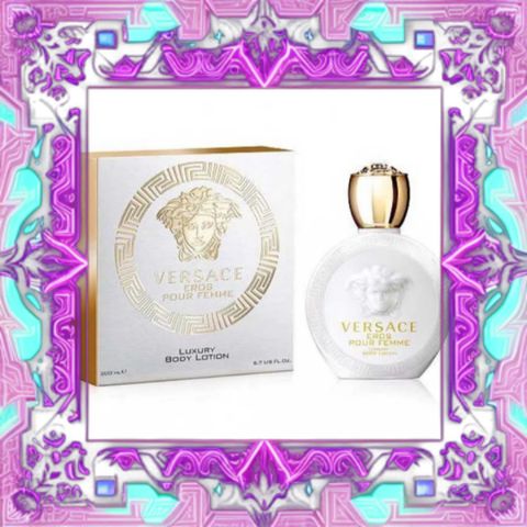 (Loại Tốt) Sữa Dưỡng Thể Trắng Da Versace Eros Pour Femme 200ml Hương Thơm Quyến Rũ, Da Mềm Mại, Chăm Sóc Thân Thể Sang Trọng Cao Cấp
