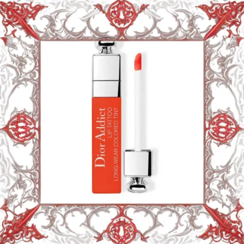 (Đẳng Cấp) [ không hộp ] Son Dior Addict Lip Tattoo 641 Orange Màu Cam Đỏ 341240 Nội Địa