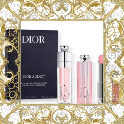 (Hàng Chất) [ bản tester ] Set Son Dưỡng Dior Addict Natural Glow Lip Essentials 3 Món Hàng Chuẩn