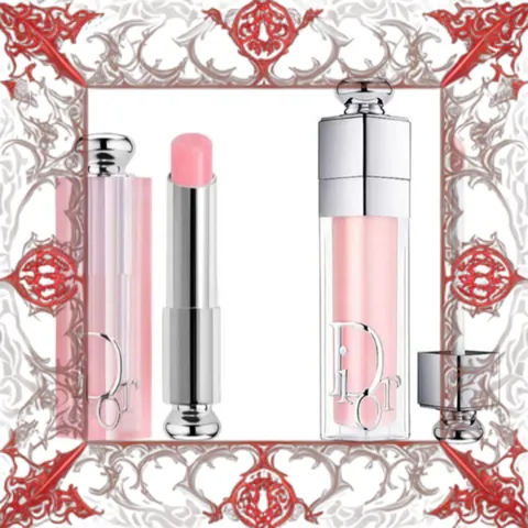 (Đẳng Cấp) [ không hộp ] Set Son Dưỡng Dior Addict Lip Glow Balm + Addict Lip Maximizer 001 Pink Màu Hồng Đầy Đủ